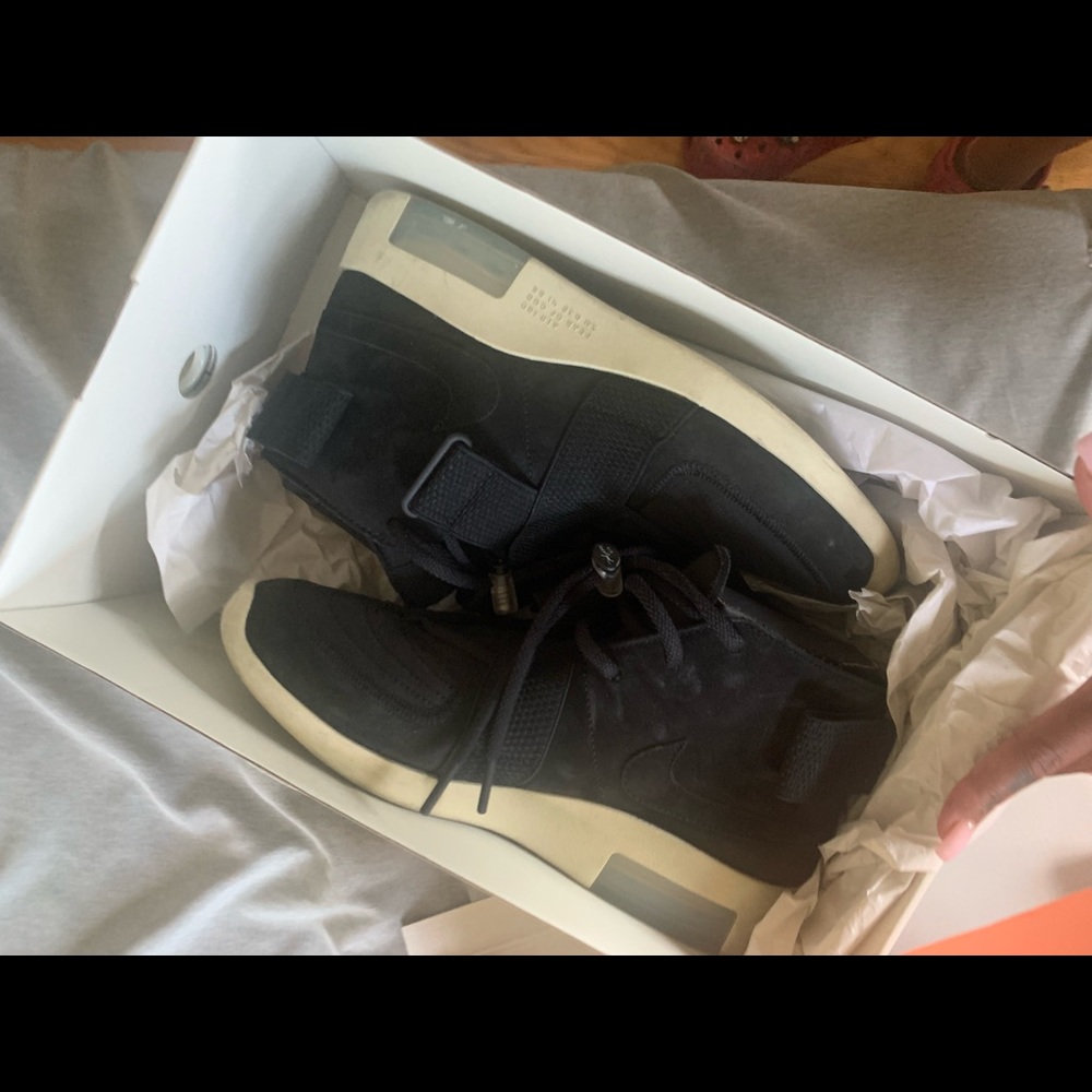 Fear of god 1 . Nike air raid